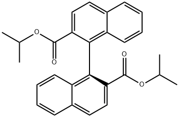 (S)-2,2-二(丙烷-2-基) [1,1-联萘]-2,2-二甲酸基酯,561054-81-7,结构式