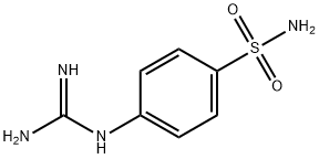 Benzenesulfonamide, 4-[(aminoiminomethyl)amino]- 化学構造式
