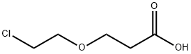 Propanoic acid, 3-(2-chloroethoxy)- Struktur