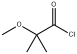 Propanoyl chloride, 2-methoxy-2-methyl- 结构式