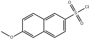 6-メトキシ-2-ナフタレンスルホニルクロリド 化学構造式