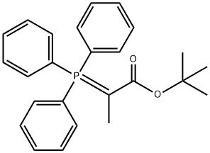 Propanoic acid, 2-(triphenylphosphoranylidene)-, 1,1-dimethylethyl ester Struktur