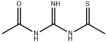Acetamide, N-[imino[(1-thioxoethyl)amino]methyl]- Structure