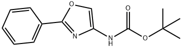 tert-butyl N-(2-phenyl-1,3-oxazol-4-yl)carbamate Structure