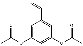 Benzaldehyde, 3,5-bis(acetyloxy)- Structure