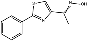 N-[1-(2-phenyl-1,3-thiazol-4-yl)ethylidene]hydroxylamine Structure