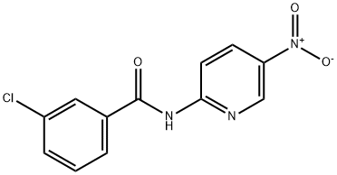 Benzamide, 3-chloro-N-(5-nitro-2-pyridinyl)-,574724-42-8,结构式