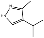 1H-Pyrazole, 3-methyl-4-(1-methylethyl)- Structure