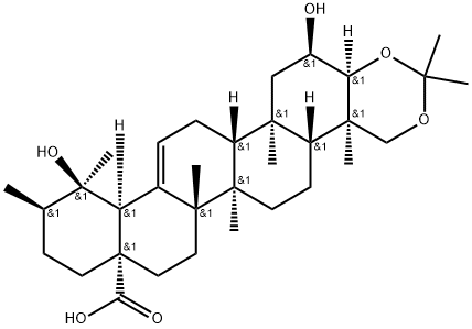 Myrianthic acid 3,23-acetonide, 578710-52-8, 结构式