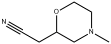 2-Morpholineacetonitrile, 4-methyl- Structure
