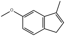 1H-Indene, 5-methoxy-3-methyl- 化学構造式