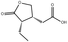 3-Furanacetic acid, 4-ethyltetrahydro-5-oxo-, (3R,4S)-|3-Furanacetic acid, 4-ethyltetrahydro-5-oxo-, (3R,4S)-