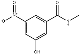 Benzamide, 3-hydroxy-N-methyl-5-nitro- Structure