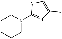 1-(4-Methyl-1,3-thiazol-2-yl)piperidine,58350-38-2,结构式