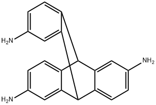 2,6,14-三氨基三蝶烯, 58519-06-5, 结构式