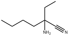 Hexanenitrile, 2-amino-2-ethyl- Structure