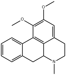 4H-Dibenzo[de,g]quinoline, 5,6,6a,7-tetrahydro-1,2-dimethoxy-6-methyl- Struktur