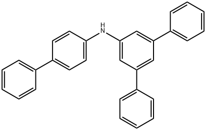 N-([1,1'-biphenyl]-4-yl)-[1,1':3',1''-terphenyl]-5'-amine Structure