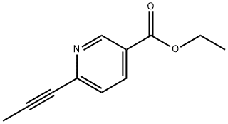 588720-40-5 3-Pyridinecarboxylic acid, 6-(1-propyn-1-yl)-, ethyl ester