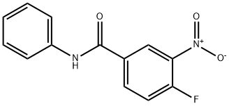 Benzamide, 4-fluoro-3-nitro-N-phenyl- Structure