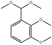 1-(ジメトキシメチル)-2,3-ジメトキシベンゼン 化学構造式