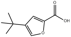 2-Furancarboxylic acid, 4-(1,1-dimethylethyl)- 化学構造式