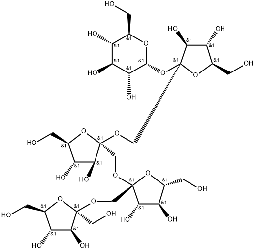 1F-fructofuranosylnystose 化学構造式