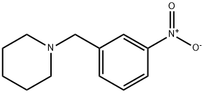 1-[(3-Nitrophenyl)methyl]piperidine Structure