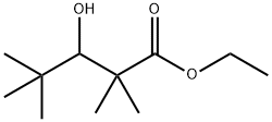 Pentanoic acid, 3-hydroxy-2,2,4,4-tetramethyl-, ethyl ester Structure