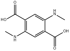 2,5-BIS(METHYLAMINO)TEREPHTHALIC ACID, 59736-61-7, 结构式