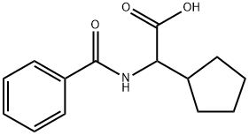 N-Bz-RS-Cyclopentylglycine, 59759-90-9, 结构式