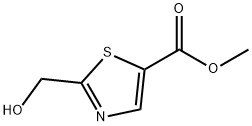 2-(羟甲基)噻唑-5-羧酸甲酯,59855-91-3,结构式