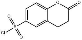 2H-1-Benzopyran-6-sulfonyl chloride, 3,4-dihydro-2-oxo- Structure