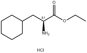 S-环己基丙氨酸乙酯盐酸盐, 60025-25-4, 结构式