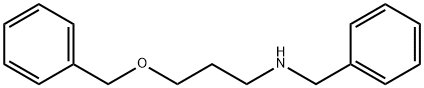 Benzenemethanamine, N-[3-(phenylmethoxy)propyl]- Structure