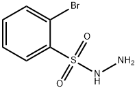 Benzenesulfonic acid, 2-bromo-, hydrazide Structure