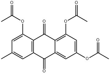 双醋瑞因杂质8, 6030-60-0, 结构式