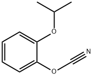 Cyanic acid, 2-(1-methylethoxy)phenyl ester Structure