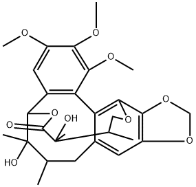 戈米辛D,60546-10-3,结构式