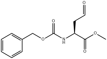 (S)-2-(((苄氧基)羰基)氨基)-4-氧代丁酸甲酯 结构式