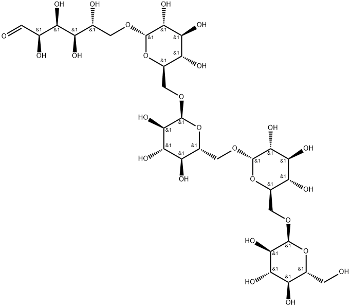 异麦芽五糖, 6082-32-2, 结构式