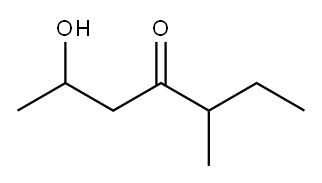 4-Heptanone, 2-hydroxy-5-methyl- Structure
