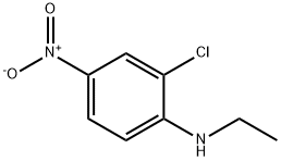Benzenamine, 2-chloro-N-ethyl-4-nitro- Structure
