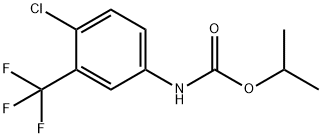 Carbamic acid, [4-chloro-3-(trifluoromethyl)phenyl]-, 1-methylethyl ester (9CI) 结构式
