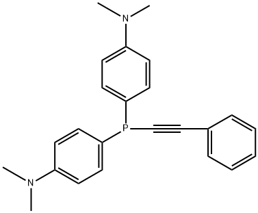 (bis(4-dimethylaminophenyl)phosphino)phenylacetylene 结构式