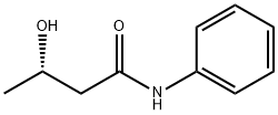 Butanamide, 3-hydroxy-N-phenyl-, (S)- 化学構造式