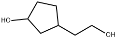 3-(2-羟乙基)环戊烷-1-醇, 61478-09-9, 结构式