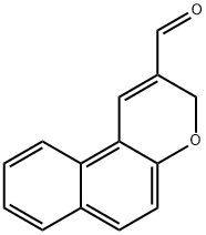 3H-Naphtho[2,1-b]pyran-2-carboxaldehyde Struktur