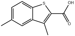 3,5-二甲基-1-苯并噻吩-2-羧酸, 6179-20-0, 结构式