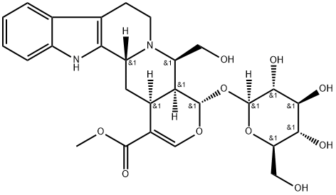 3β-Isodihydrocadambine Struktur